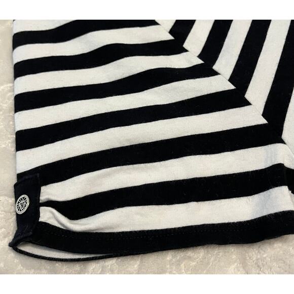 ANNE KLEIN SPORT T-SHIRT, WOMENS, S, BLACK & WHITE STRIPES, SHORT SLEEVES - Picture 5 of 10